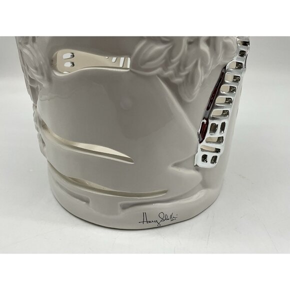 Harry Slatkin Snowman Luminary Candle Holder Retired Signed Home Decor Collectib - Picture 13 of 16